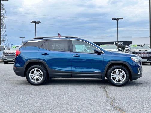 Blue 2020 GMC Terrain SLE