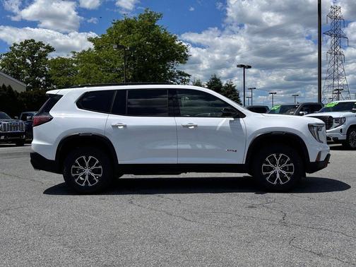 White 2026 GMC Acadia AT4