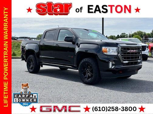 Black 2022 GMC Canyon AT4 w/Leather