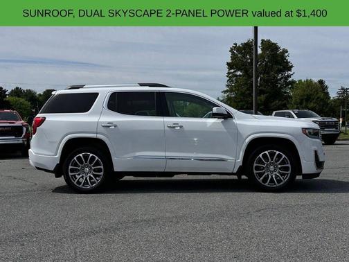 Summit White 2022 GMC Acadia Denali
