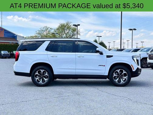 White 2025 GMC Yukon AT4
