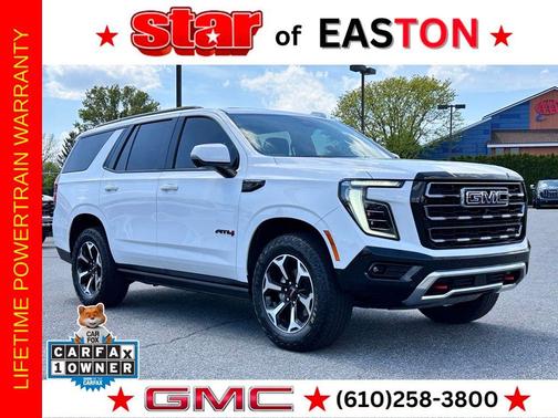 White 2025 GMC Yukon AT4