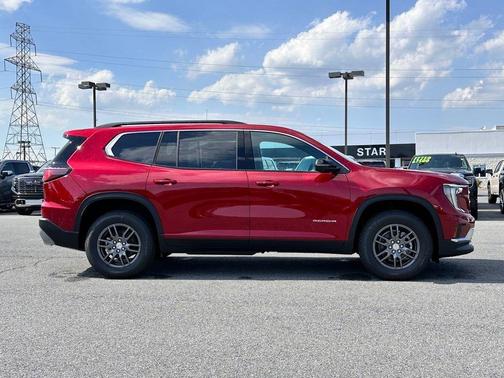 Red 2026 GMC Acadia Elevation