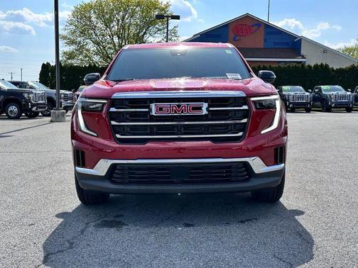 Red 2026 GMC Acadia Elevation