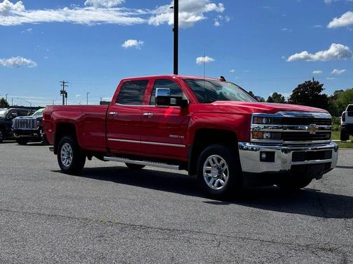 Red 2017 Chevrolet Silverado 3500 LTZ