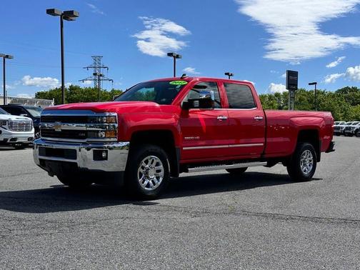 Red 2017 Chevrolet Silverado 3500 LTZ