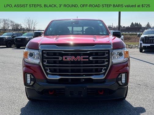 Red 2021 GMC Canyon AT4 w/Leather