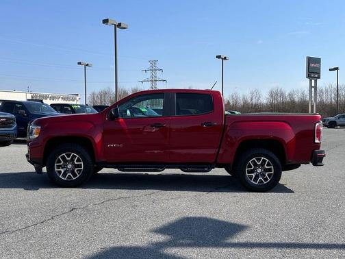 Red 2021 GMC Canyon AT4 w/Leather