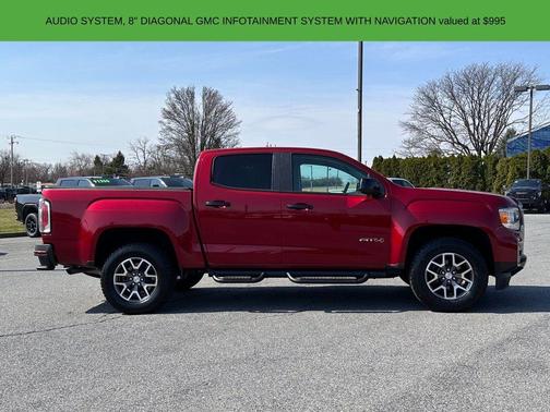 Red 2021 GMC Canyon AT4 w/Leather