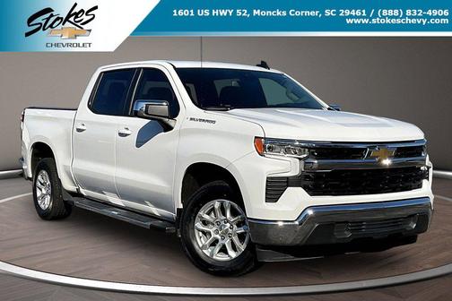 Summit White 2022 Chevrolet Silverado 1500 LT