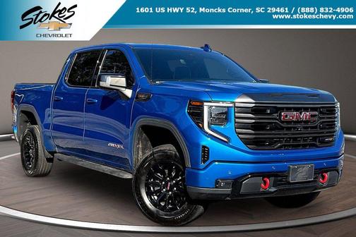 Dynamic Blue Metallic 2023 GMC Sierra 1500 AT4X