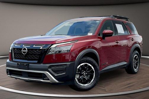 Scarlet Ember Tintcoat 2023 Nissan Pathfinder Rock Creek 4WD