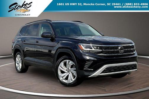Deep Black 2023 Volkswagen Atlas 3.6L SE w/Technology