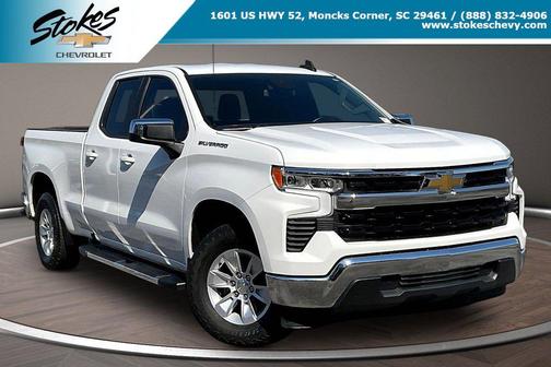 Summit White 2023 Chevrolet Silverado 1500 LT