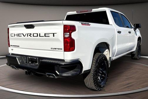 Summit White 2025 Chevrolet Silverado 1500 Custom Trail Boss
