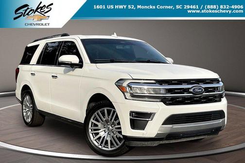 Star White Metallic Tri-Coat 2023 Ford Expedition Limited