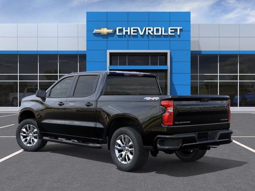 Black 2026 Chevrolet Silverado 1500 Custom