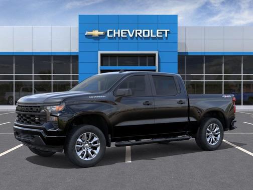 Black 2026 Chevrolet Silverado 1500 Custom