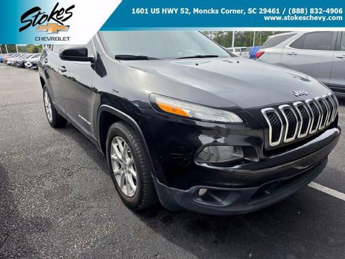 Brilliant Black Crystal Pearlcoat 2015 Jeep Cherokee Latitude