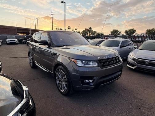 Gray 2016 Land Rover Range Rover Sport 5.0L Supercharged Dynamic