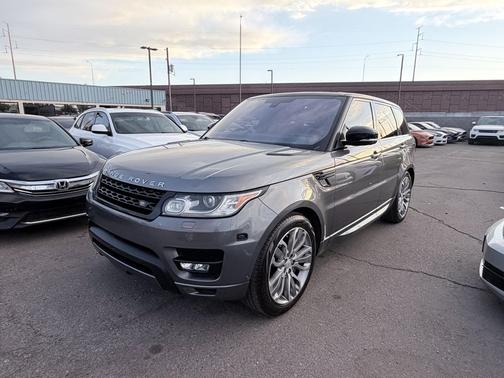 Gray 2016 Land Rover Range Rover Sport 5.0L Supercharged Dynamic