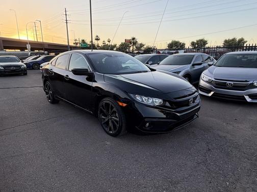 Crystal Black Pearl 2021 Honda Civic Sport