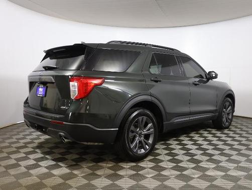 FORGED GREEN METALLIC 2024 Ford Explorer XLT