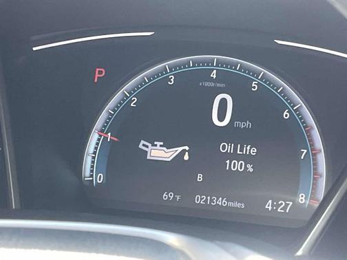 Cosmic Blue Metallic 2021 Honda Civic Touring