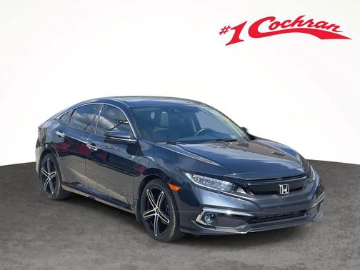 Cosmic Blue Metallic 2021 Honda Civic Touring