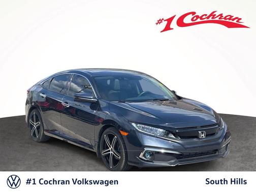 Cosmic Blue Metallic 2021 Honda Civic Touring