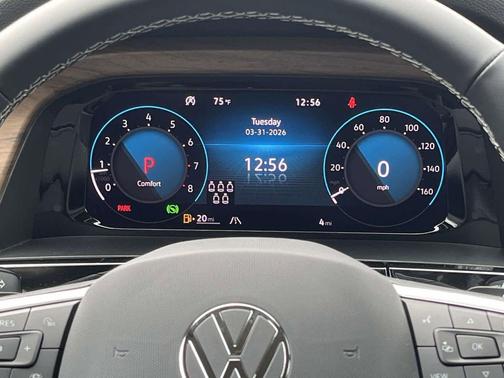 Deep Black Pearl 2026 Volkswagen Atlas 2.0T SE w/Technology 4MOTION