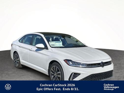 Opal White Pearl 2026 Volkswagen Jetta 1.4T SE