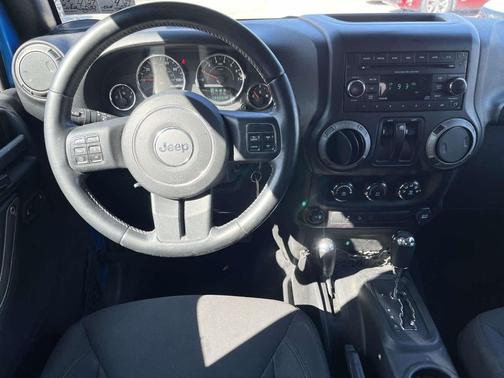 Hydro Blue Pearl Coat 2015 Jeep Wrangler Willys Wheeler