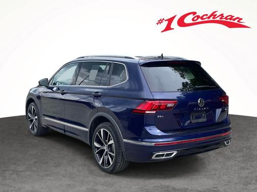 Atlantic Blue Metallic 2023 Volkswagen Tiguan 2.0T SEL R-Line 4MOTION