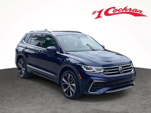 Atlantic Blue Metallic 2023 Volkswagen Tiguan 2.0T SEL R-Line 4MOTION
