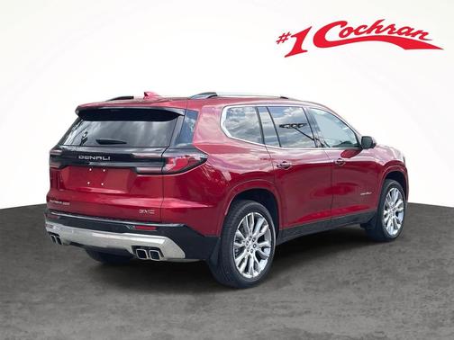 Volcanic Red Tintcoat 2025 GMC Acadia Denali