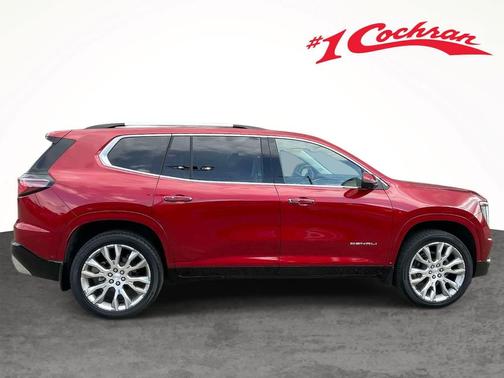 Volcanic Red Tintcoat 2025 GMC Acadia Denali