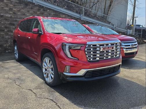 Volcanic Red Tintcoat 2025 GMC Acadia Denali
