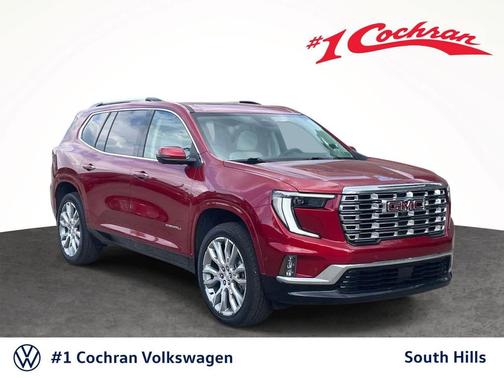 Volcanic Red Tintcoat 2025 GMC Acadia Denali