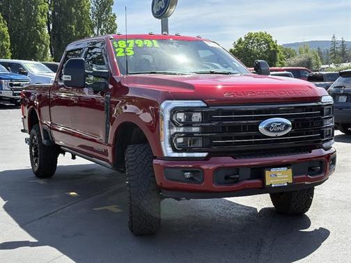 Ruby Red Metallic Tinted Clearcoat 2025 Ford F-350 Platinum