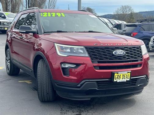 Ruby Red Metallic Tinted Clearcoat 2018 Ford Explorer Sport
