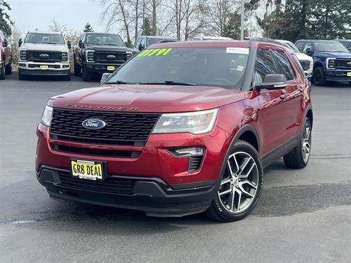 RUBY RED METALLIC TINTED CC 2018 Ford Explorer SPORT