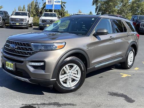Stone Gray 2021 Ford Explorer XLT