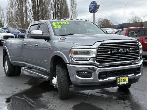 Billet Silver Metallic Clear Coat 2020 RAM 3500 Laramie Crew Cab 4x4 8' Box