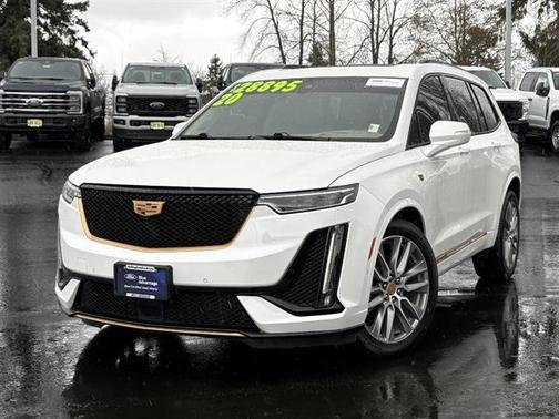 Crystal White Tricoat 2020 Cadillac XT6 Sport AWD