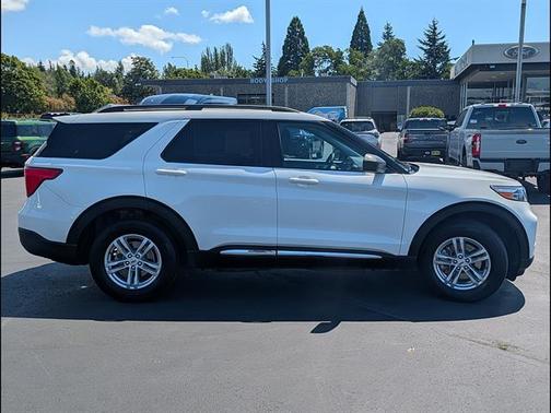 WHITE 2023 Ford Explorer XLT