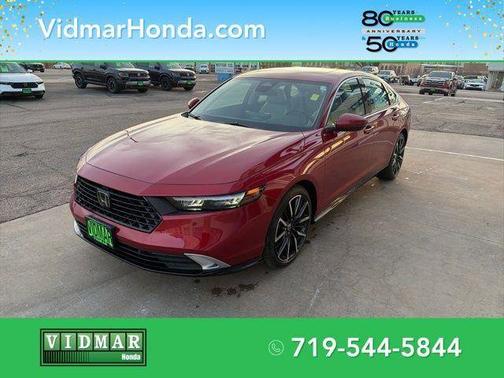 Radiant Red Metallic 2025 Honda Accord Hybrid