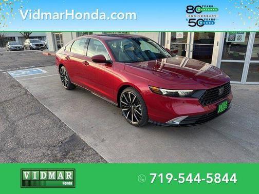 Radiant Red Metallic 2025 Honda Accord Hybrid