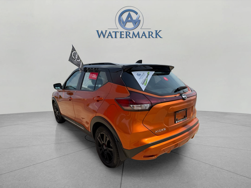 Monarch Orange / Super Black 2023 Nissan Kicks SR