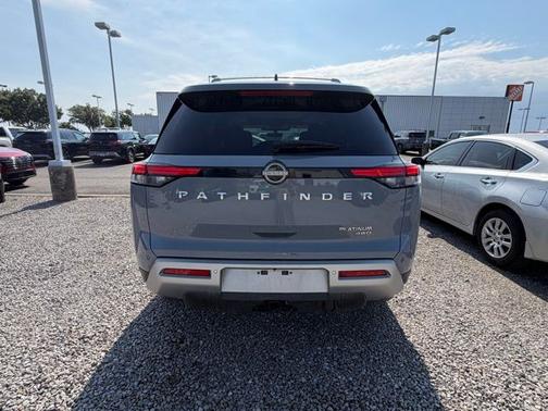 Boulder Gray Metallic 2025 Nissan Pathfinder Platinum